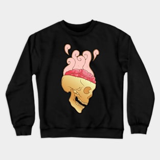 Smoking Skull Crewneck Sweatshirt